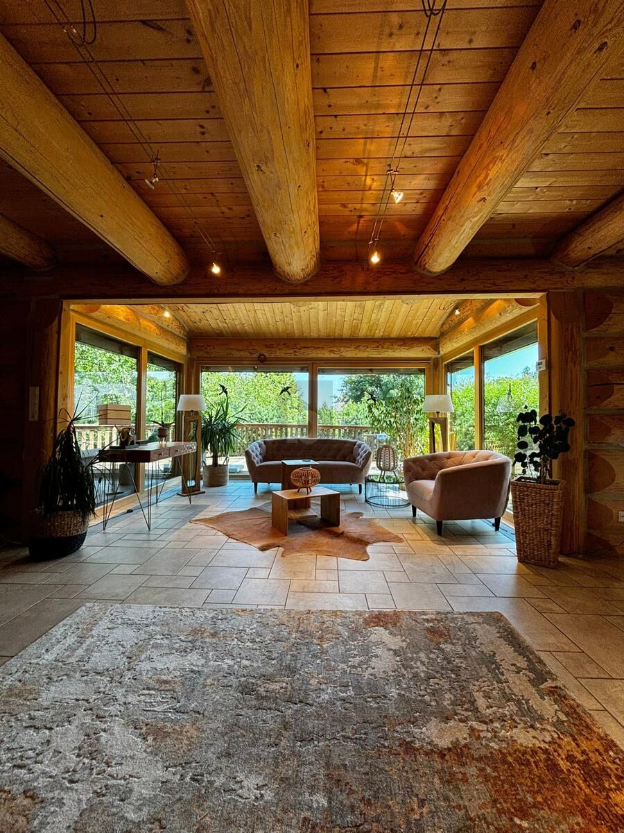 KANADAFEELING PUR - ROMANTISCHES NATURSTAMMBLOCKHAUS MIT NEUEM POOL! / / 2392 Sulz im Wienerwald / Bild 3