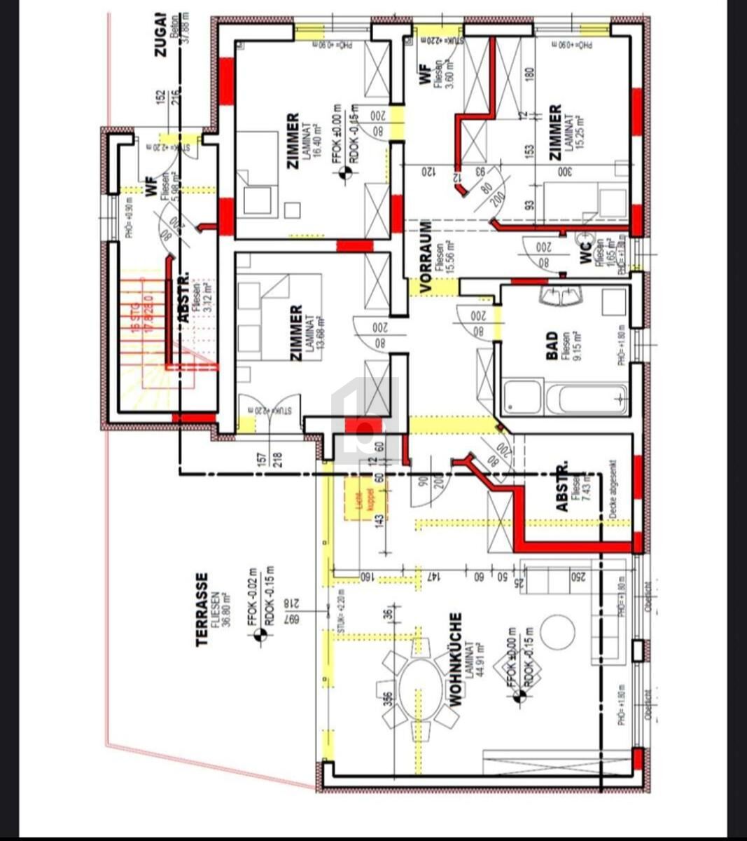 WOHNKOMFORT - 4 ZIMMER, TERRASSE, PARKPL�TZE UND SCH�CKL-BLICK INKLUSIVE /  / 8042&nbsp;Graz / Bild 4