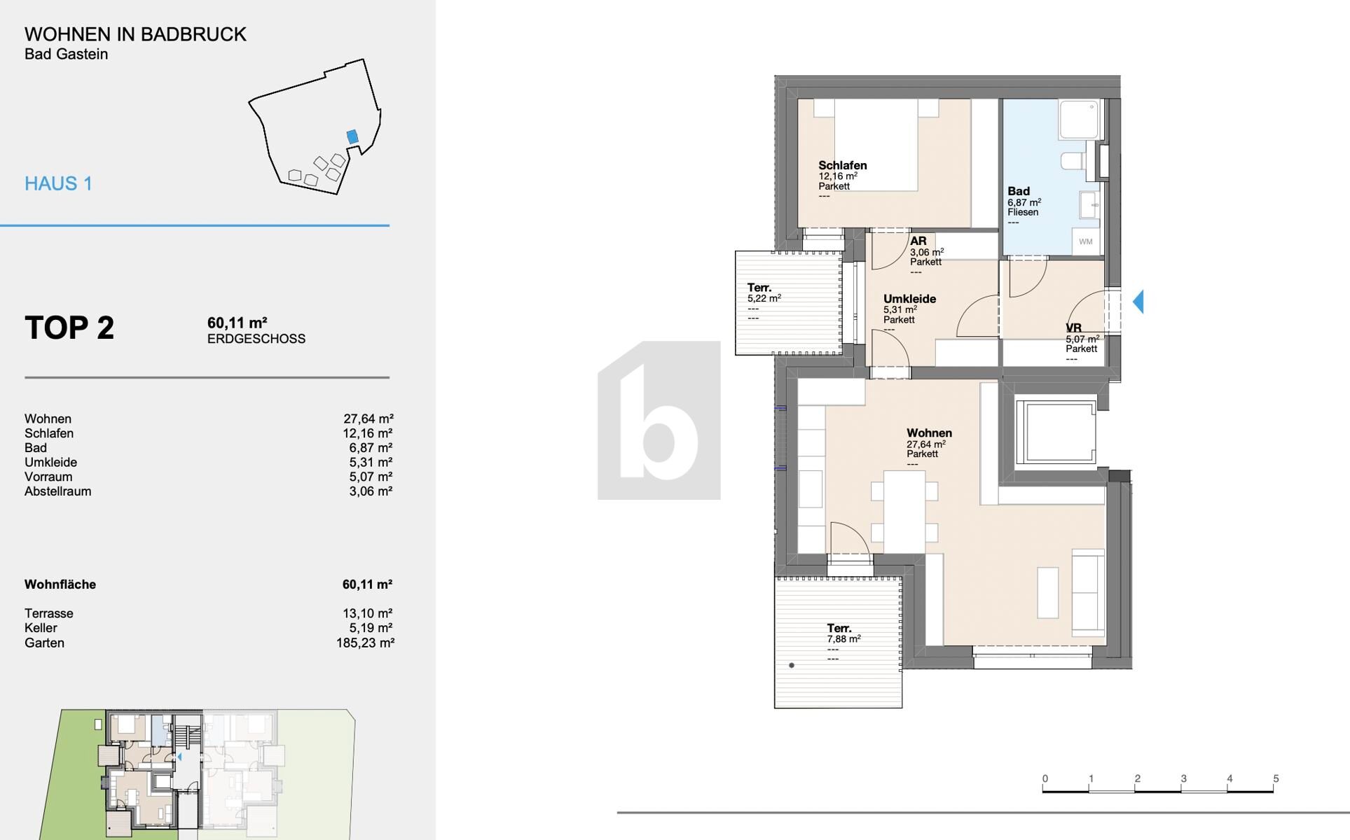MIT GARTEN! MODERNER NEUBAU IN HOHER QUALITÄT H1/2 / / 5640 Bad Gastein / Bild 4