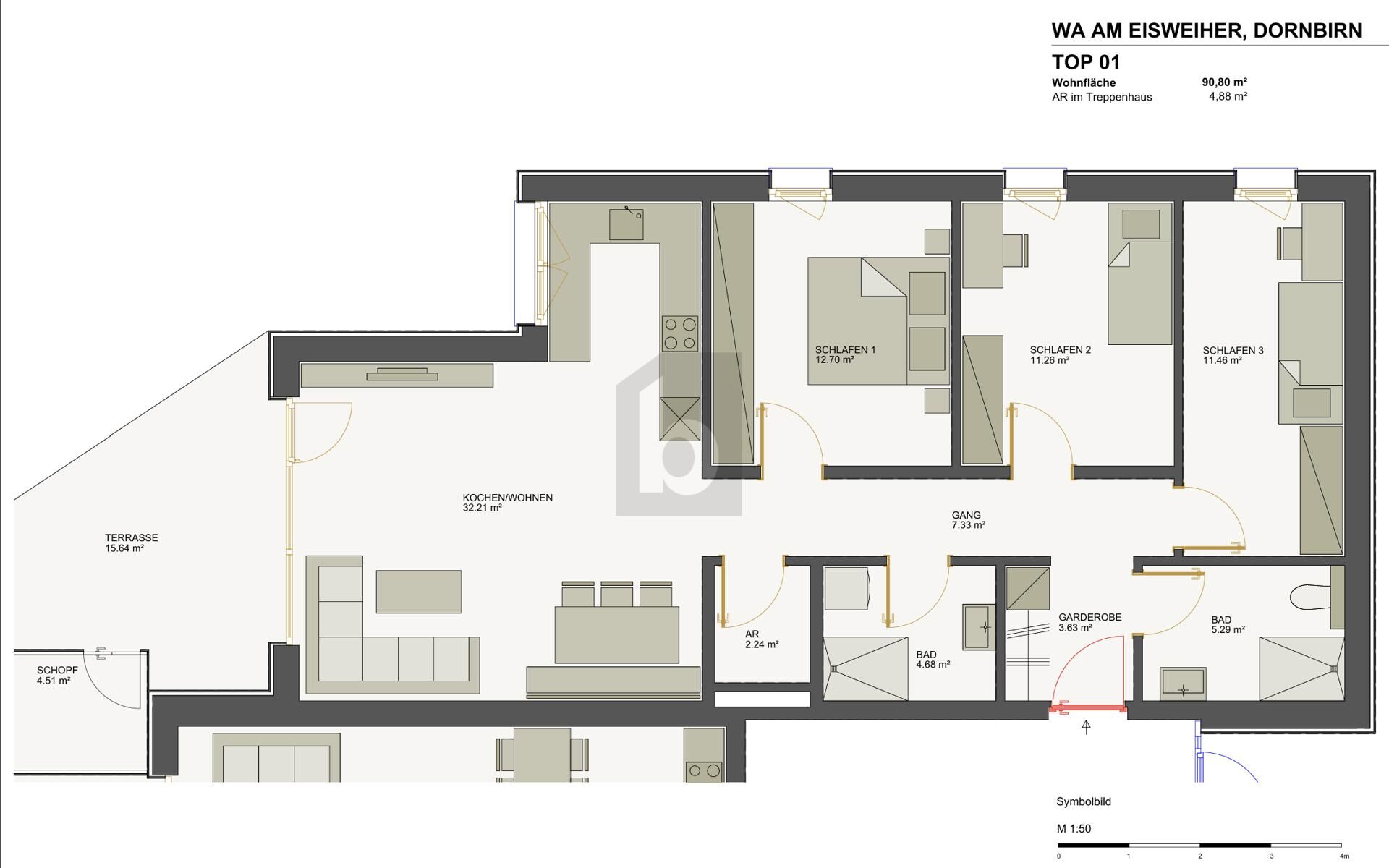 HOCHWERTIGE NEUBAU WOHNUNGEN IN ZENTRALER-RUHELAGE /  / 6850&nbsp;Dornbirn / Bild 3