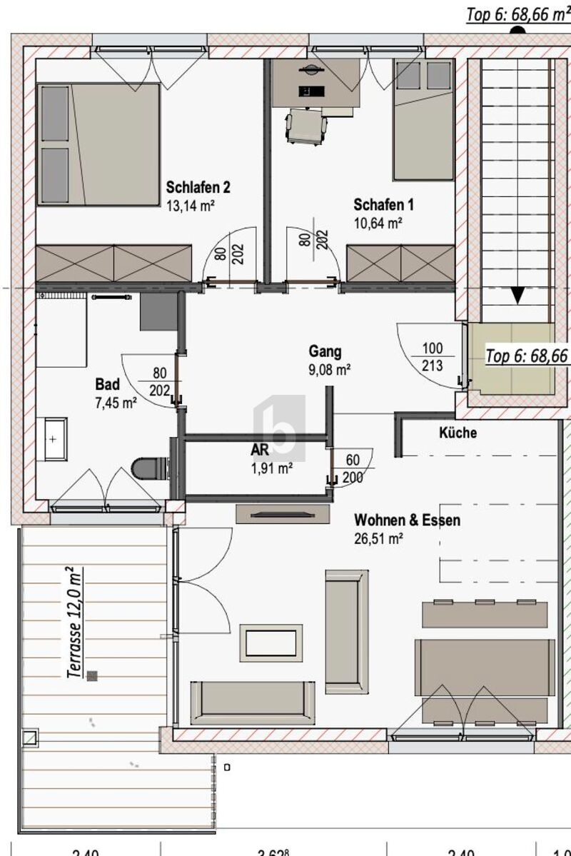 Preisreduktion! HOCHWERTIGE NEUBAU WOHNUNGEN IN ZENTRALER-RUHELAGE /  / 6850&nbsp;Dornbirn / Bild 1