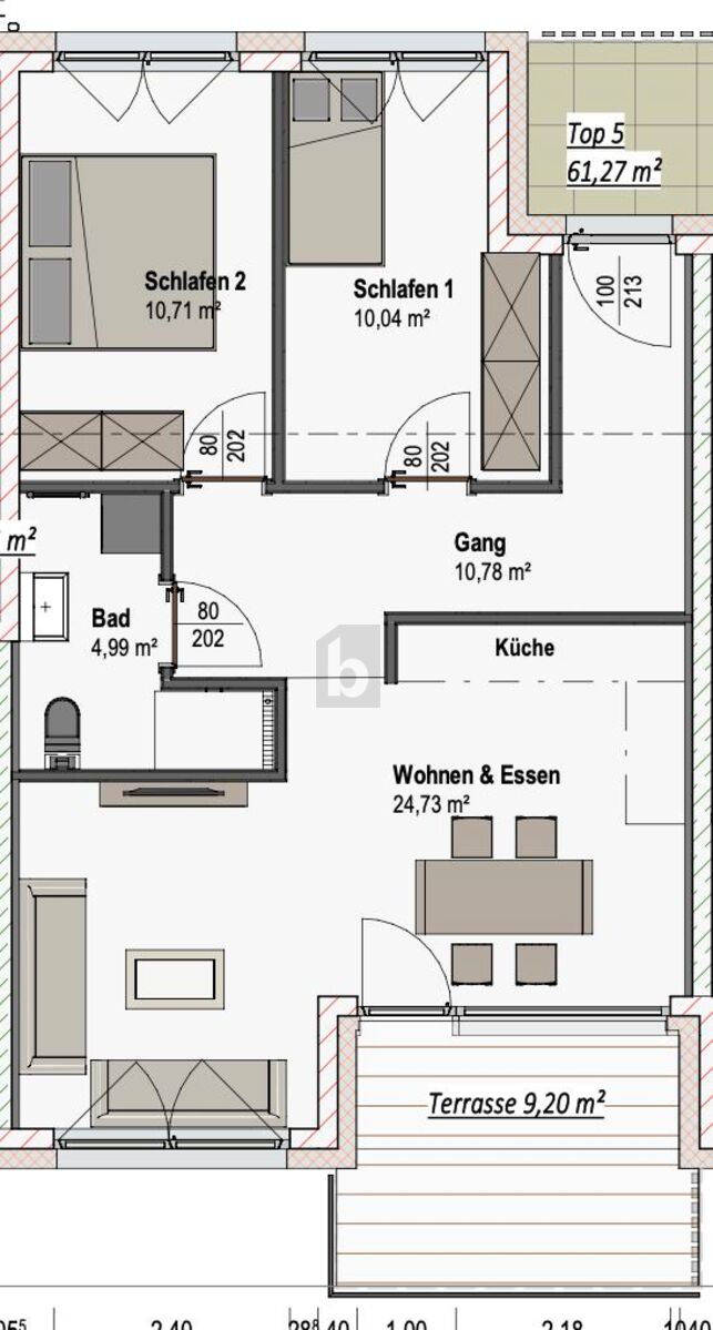 ATTRAKTIVE NEUBAU WOHNUNG IN TOP LAGE  /  / 6850&nbsp;Dornbirn / Bild 2