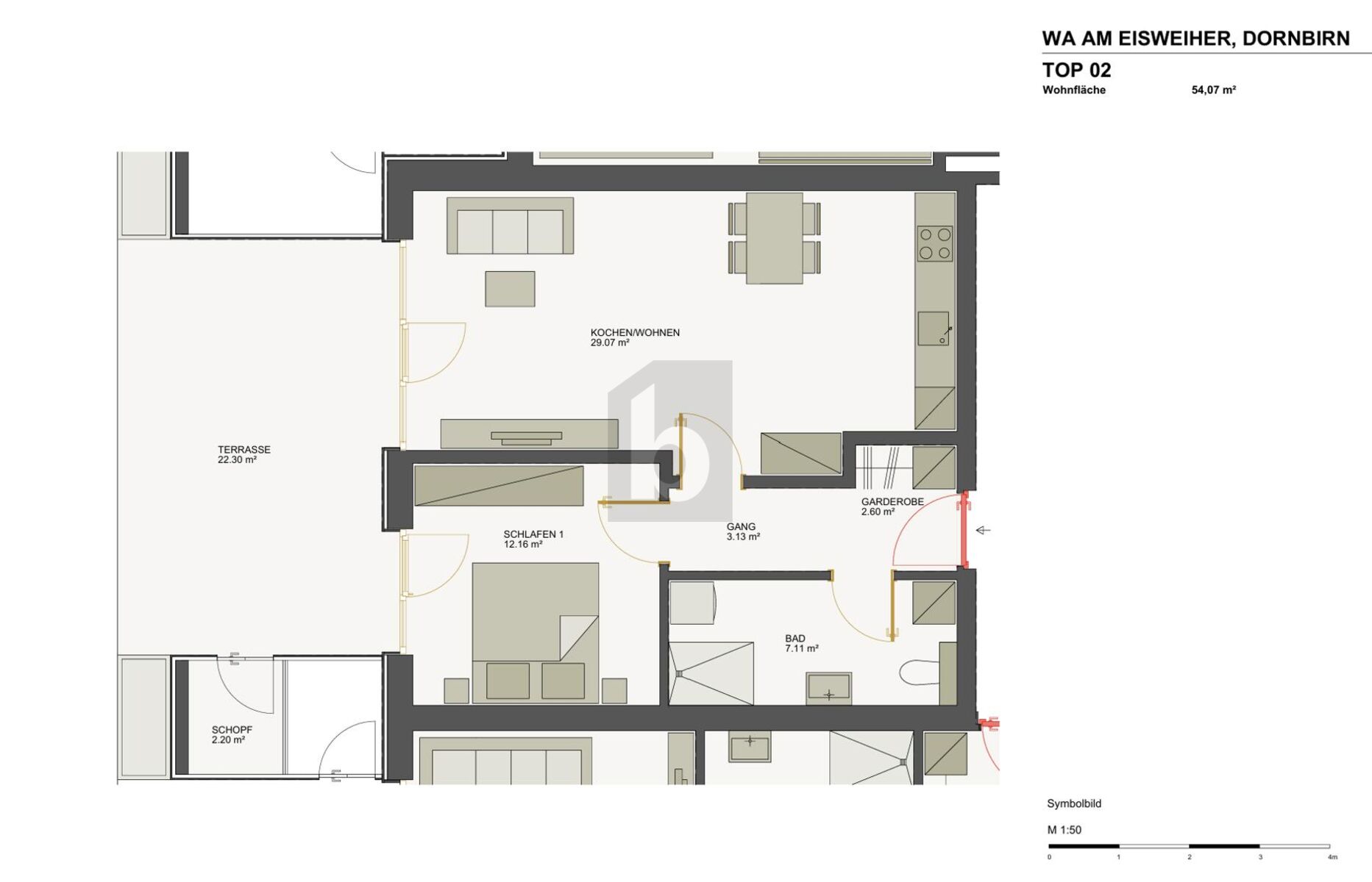 HOCHWERTIGE NEUBAU WOHNUNG IN ZENTRALER-RUHELAGE /  / 6850&nbsp;Dornbirn / Bild 1