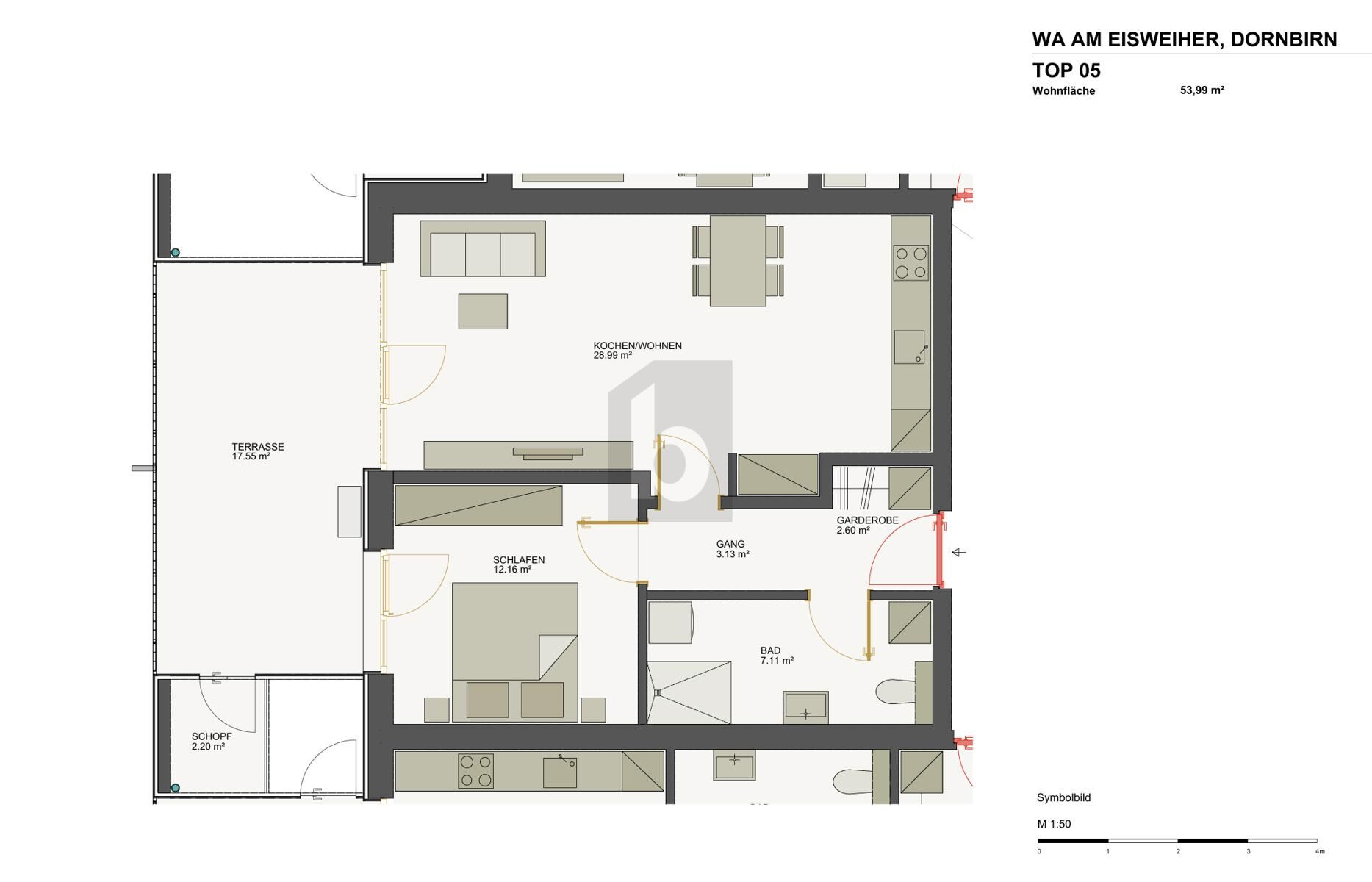 HOCHWERTIGE NEUBAU WOHNUNG IN ZENTRALER-RUHELAGE /  / 6850&nbsp;Dornbirn / Bild 1