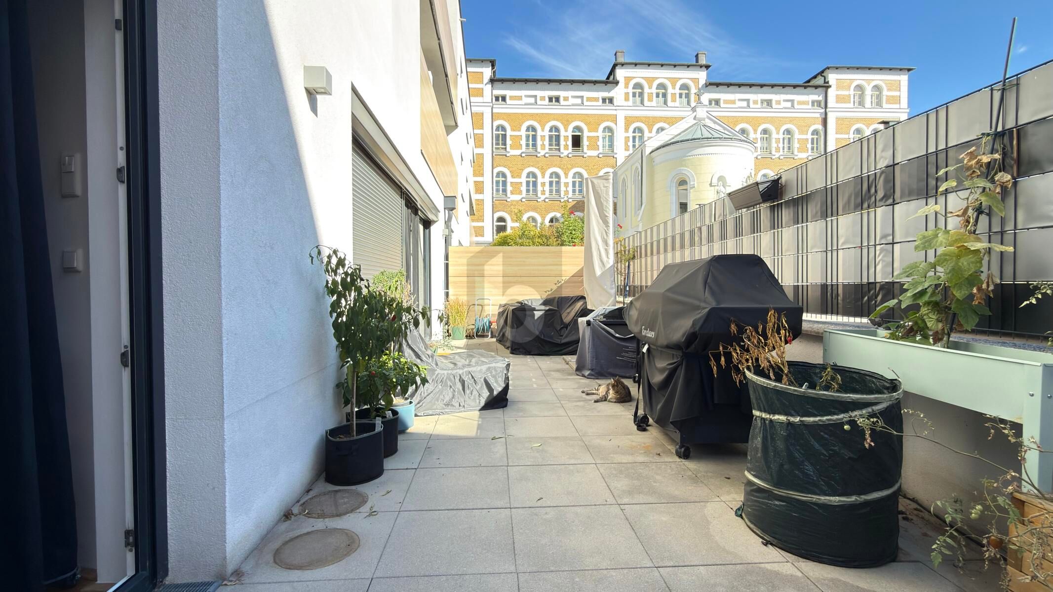 Preisreduktion! MIT 43 QM S�D TERRASSE - BARRIEREFREI IN TOP RUHELAGE BEM KRANKENHAUS