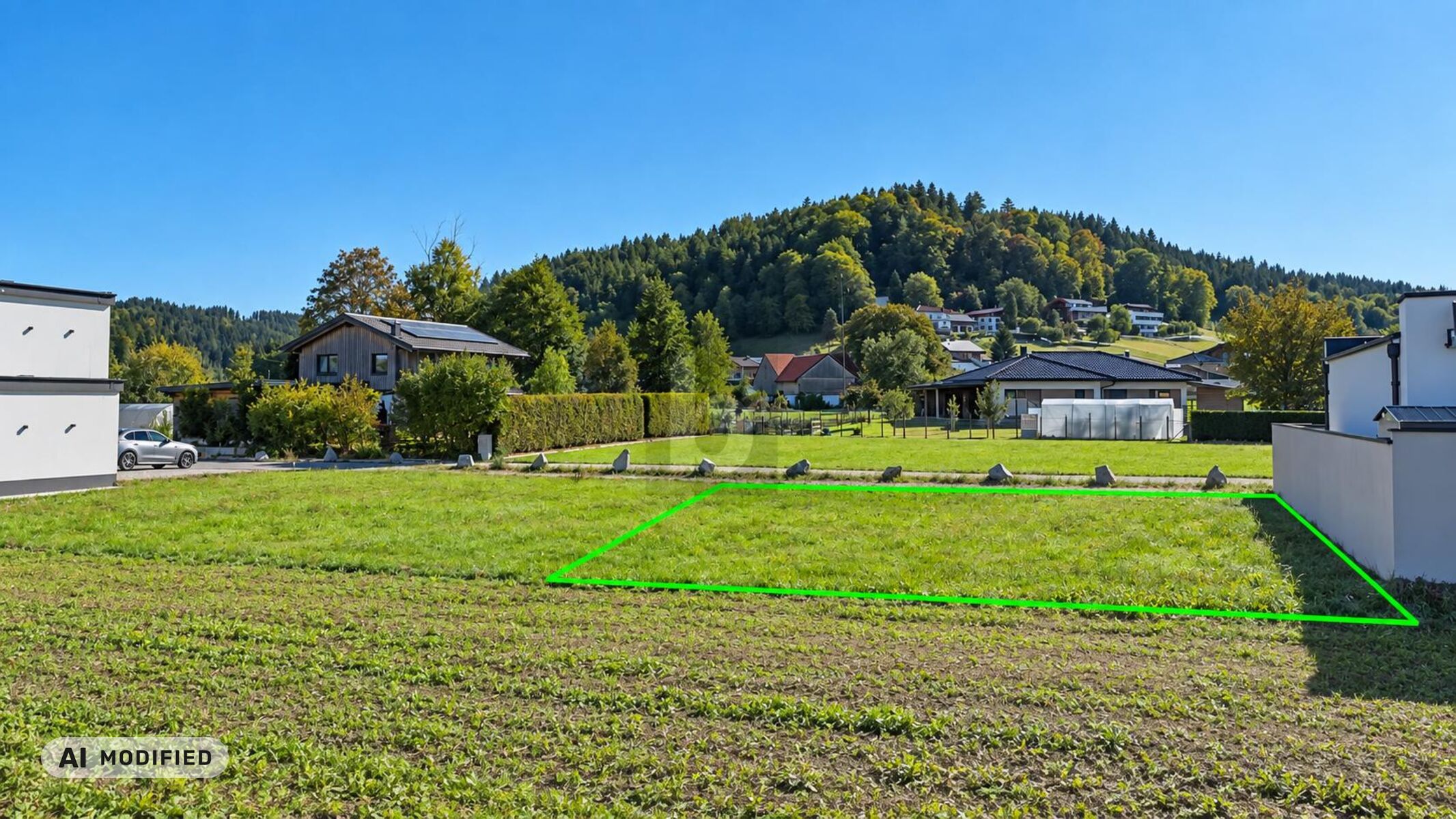 NEUBAUPROJEKT IN SCHALCHEN - ZWEI MODERNE HAUSH�LFTEN AUF EINER EBENE /  / 5231&nbsp;Schalchen / Bild 1