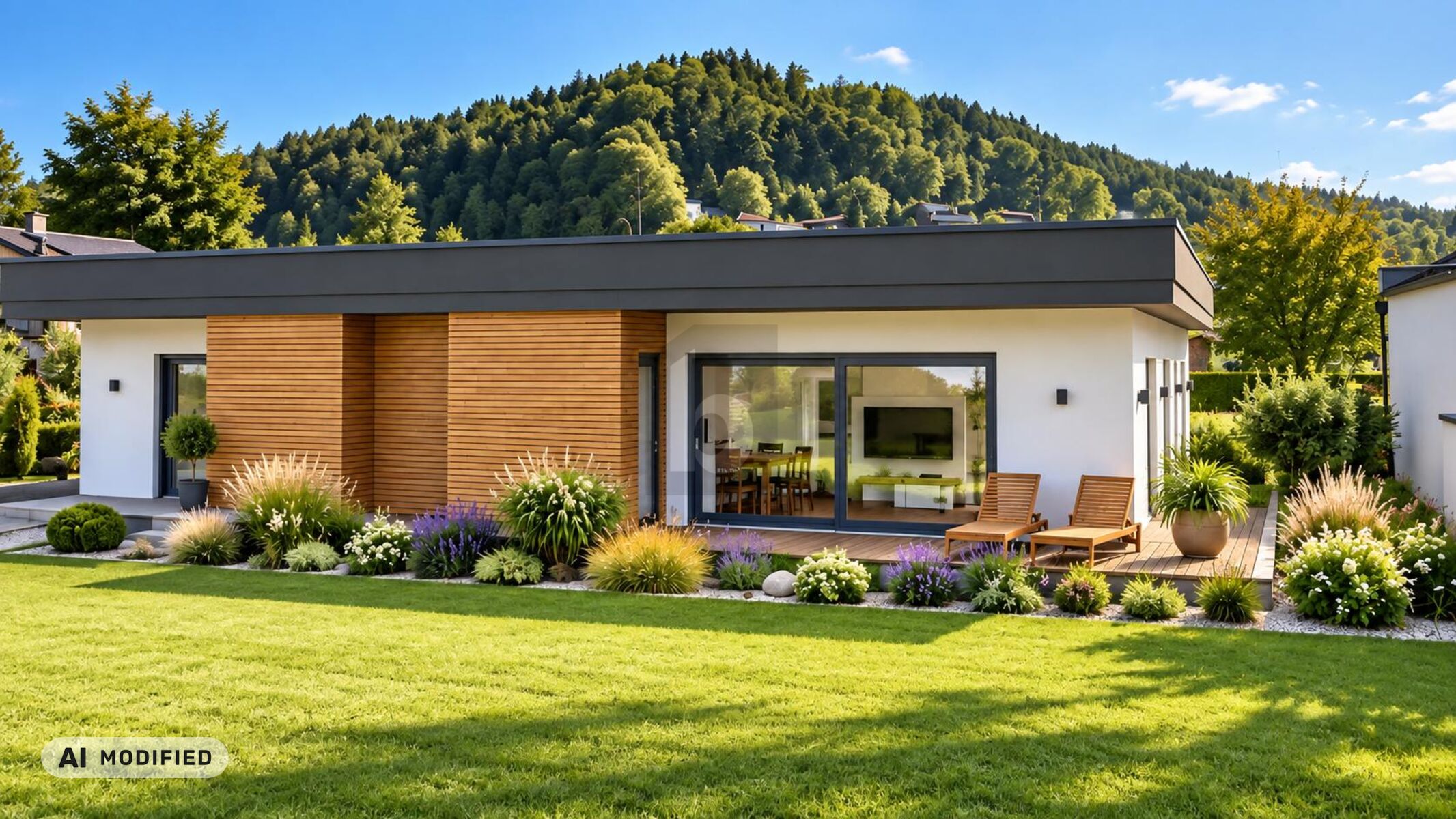 NEUBAUPROJEKT IN SCHALCHEN - ZWEI MODERNE HAUSH�LFTEN AUF EINER EBENE /  / 5231&nbsp;Schalchen / Bild 0
