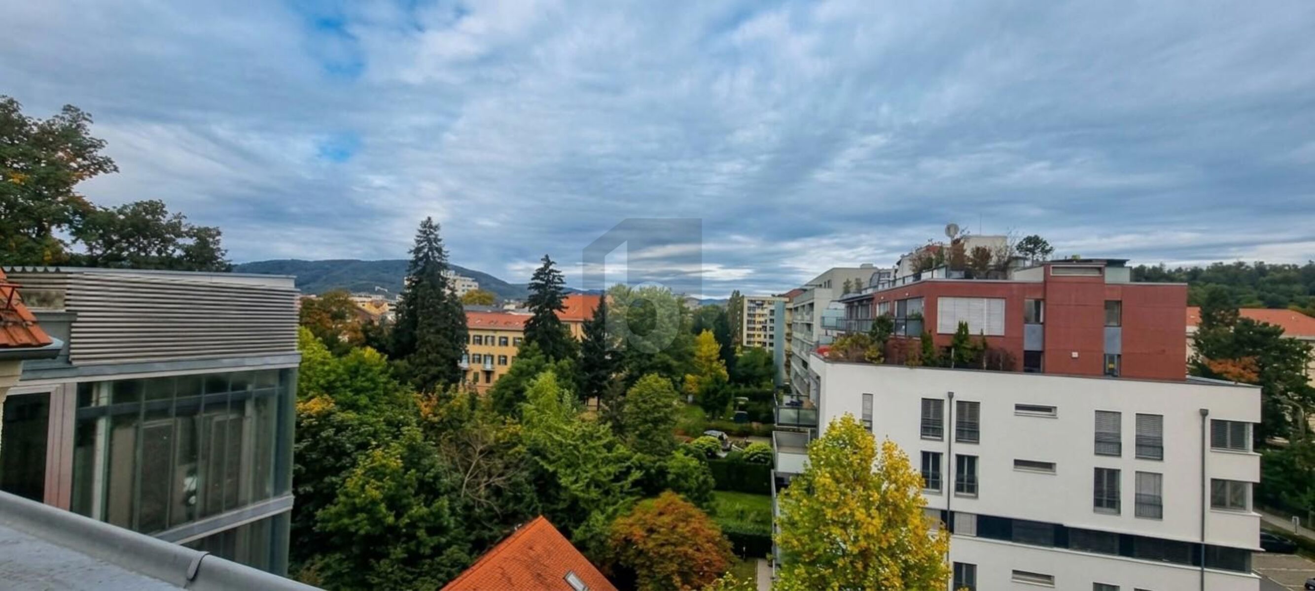 WOHNEN �BER DEN D�CHERN:ELEGANTE DACHGESCHOSSWOHNUNG MIT BALKON UND GARTENMITBENUTZUNG