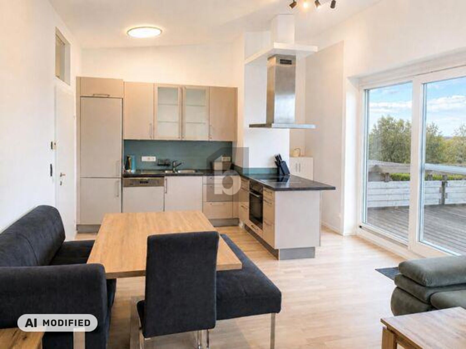 AUSSERGEWÖHNLICH GROSSE DACHTERRASSE ÜBER DREI SEITEN MIT TRAUMHAFTEM WEITBLICK / / 5141 Moosdorf / Bild 1